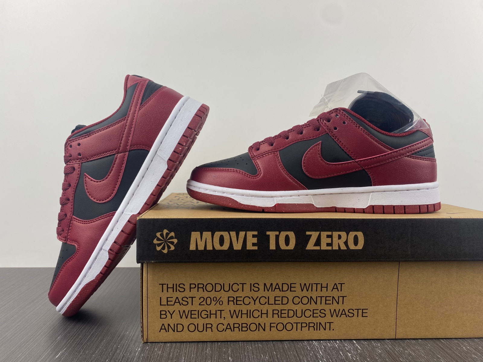 nike dunk low next nature dark red black dn1431-002