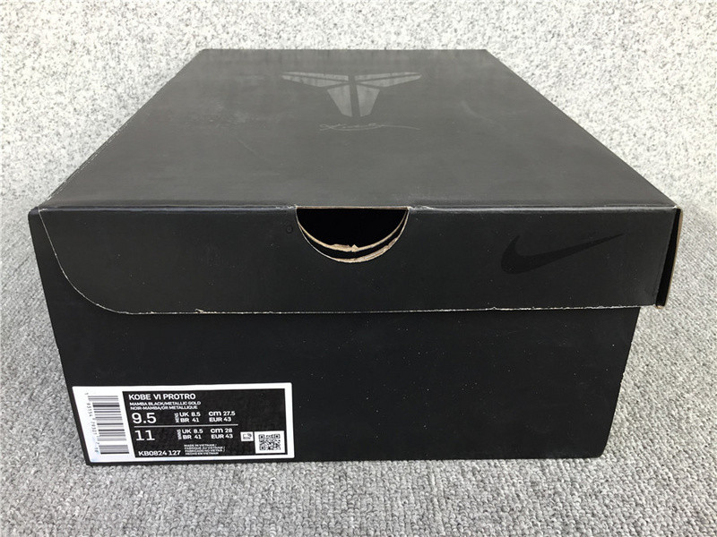 nike zoom kobe 6 balck del sol kb0824-127