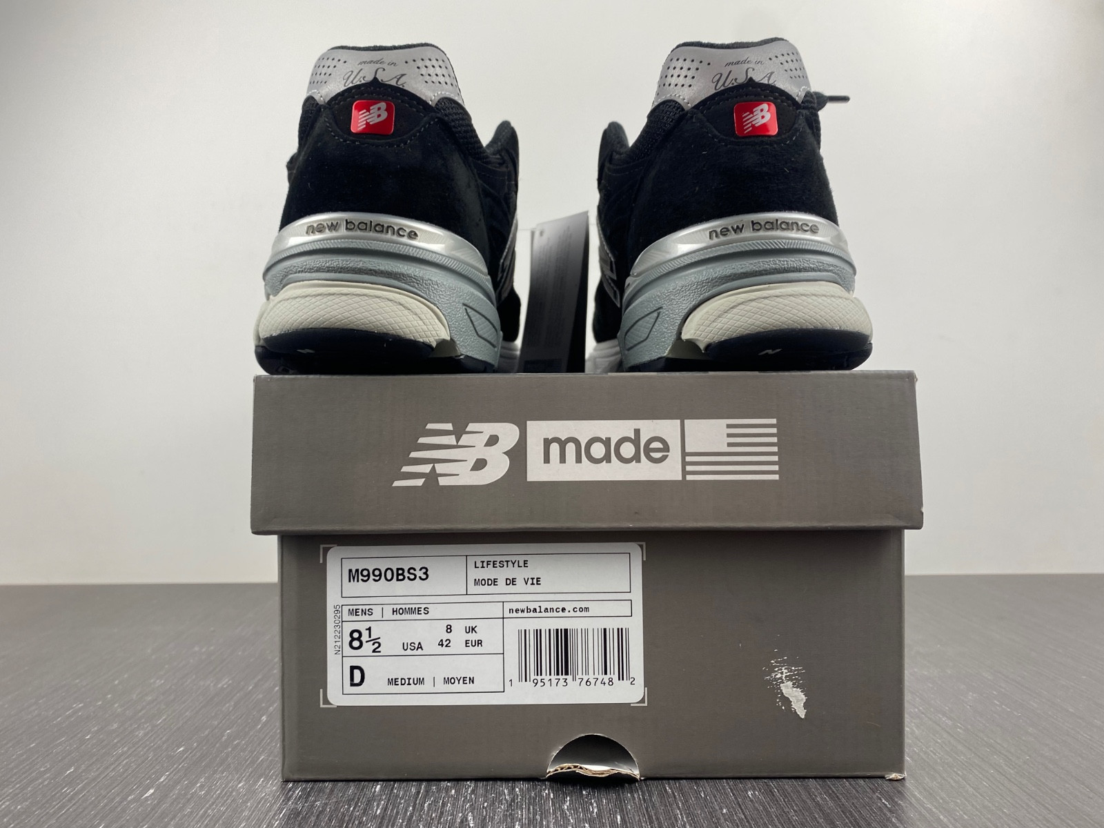 new Ba1an*e 990v3 black white - m990bs3