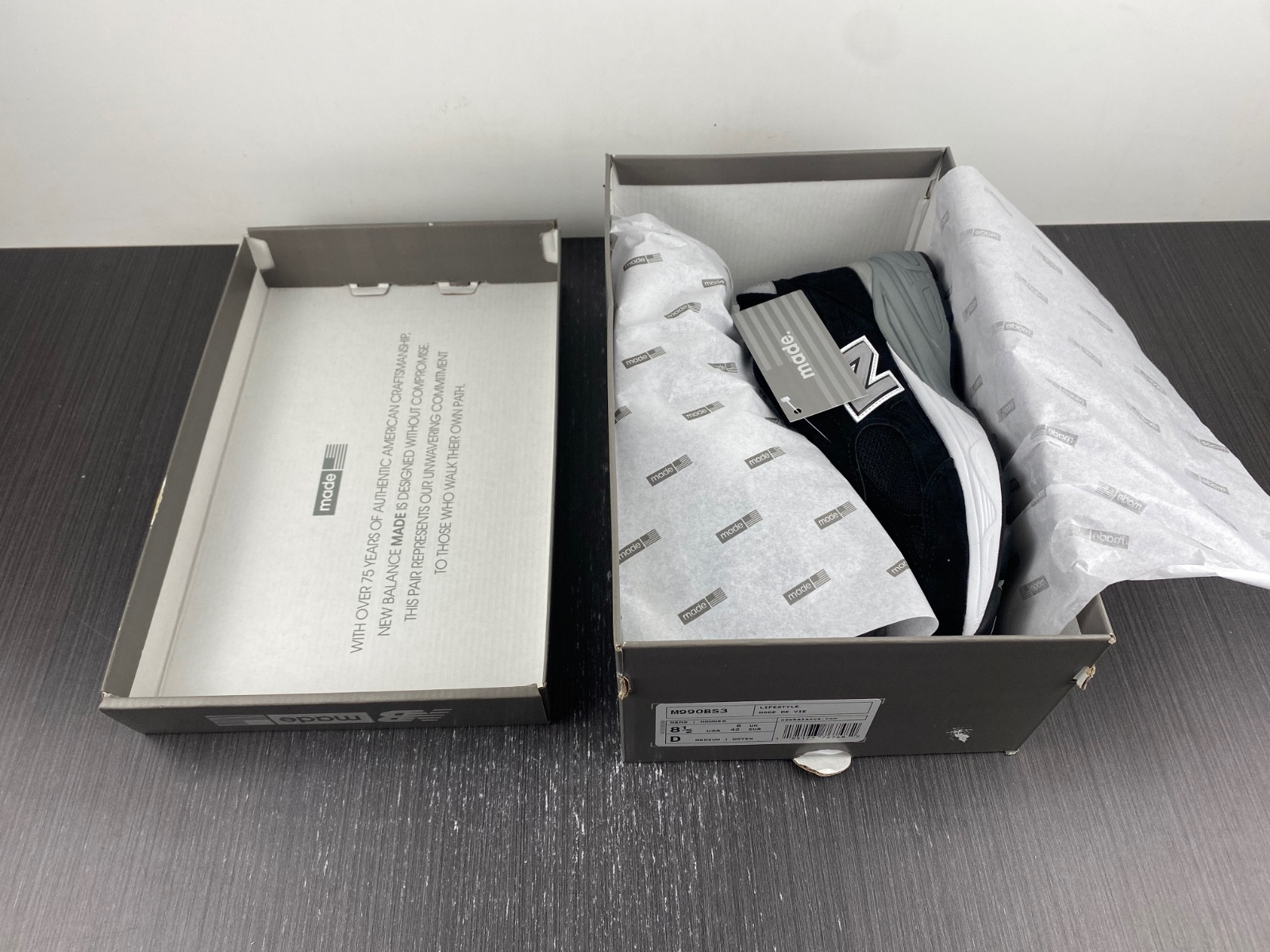 new Ba1an*e 990v3 black white - m990bs3