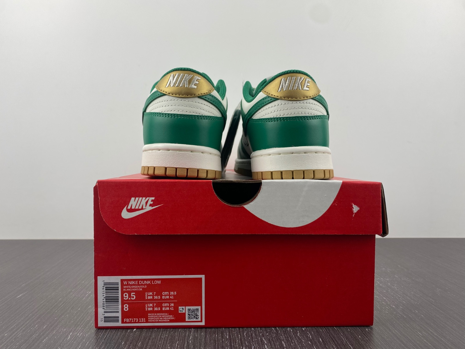 nike dunk low malachite university gold (w) fb7173-131