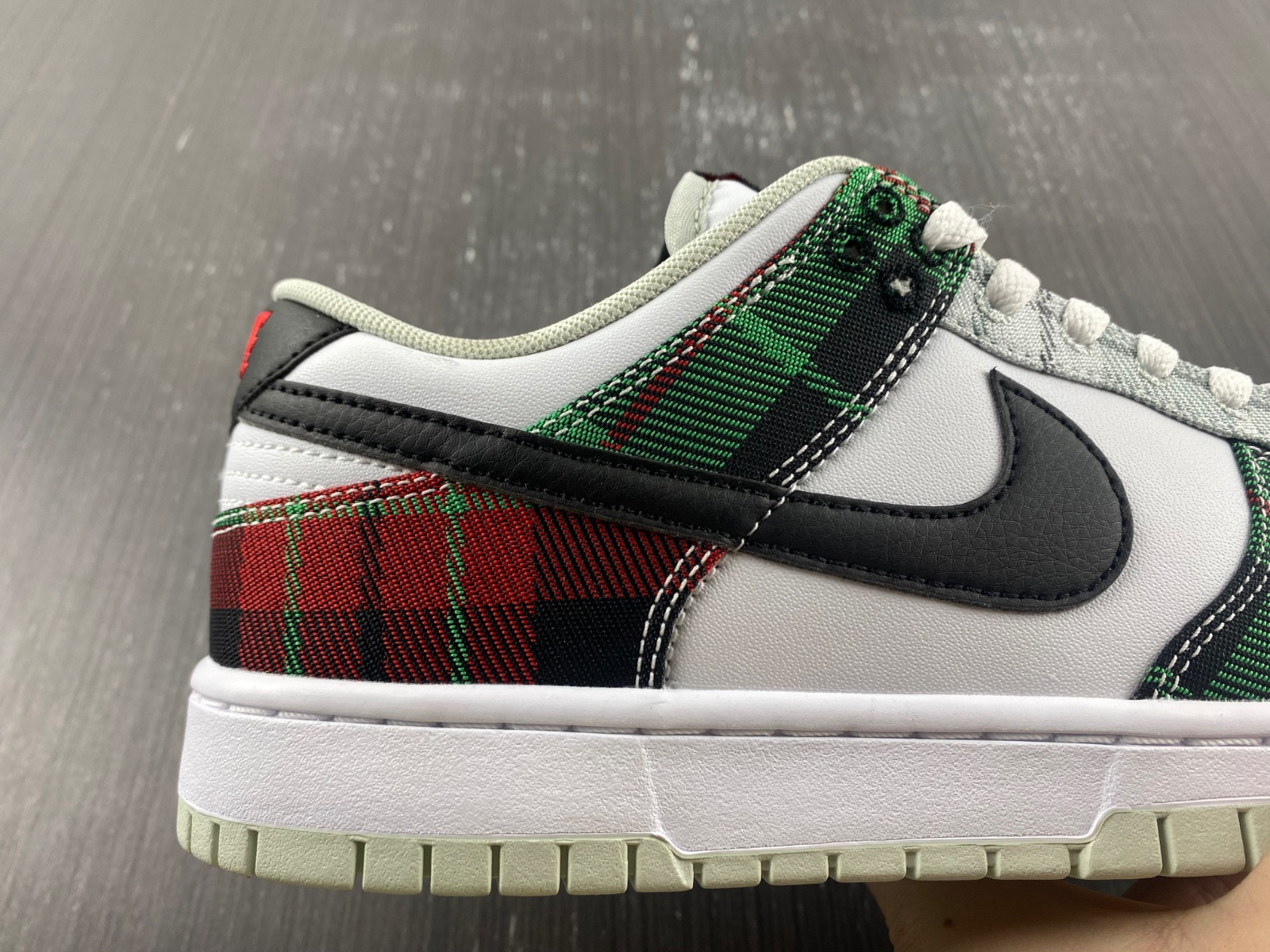 nike dunk low tartan plaid - dv0827-100