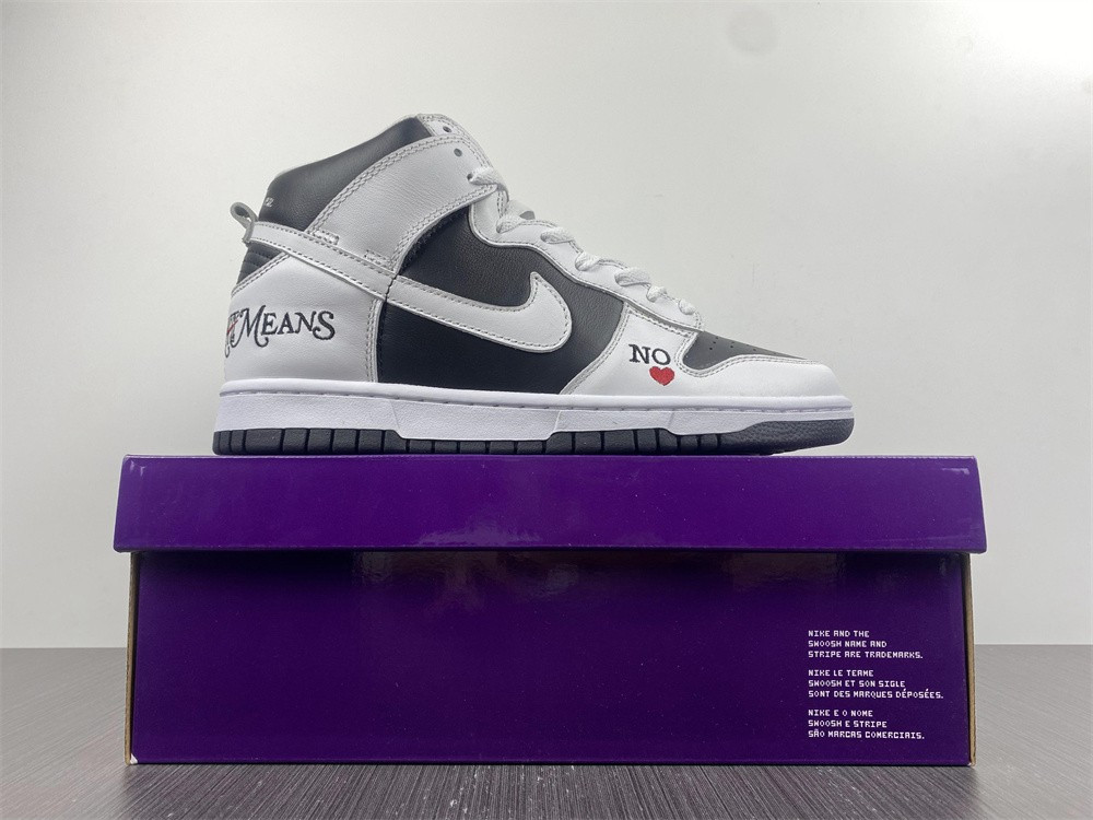 nike sb dunk high S*p*e by any means black dn3741-002