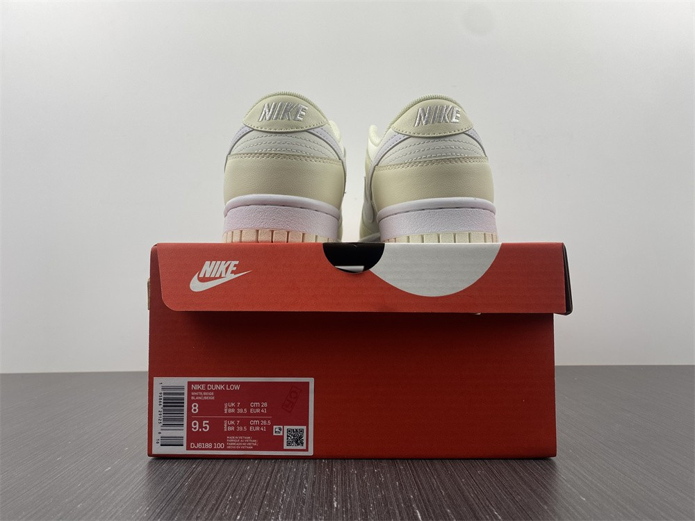 nike dunk low coconut milk - dj6188-100