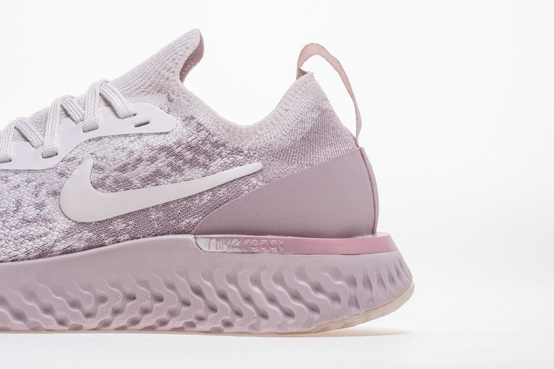 nike epic react flyknit pearl pink (w) aq0070-600