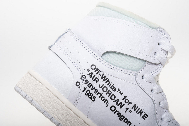owt nike air jordan 1 retro high white aq0818-100