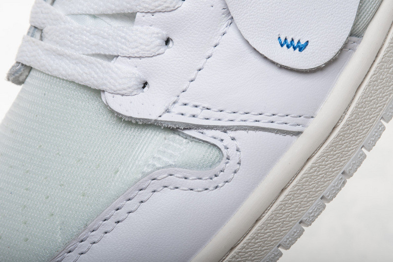 owt nike air jordan 1 retro high white aq0818-100