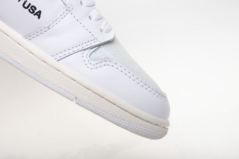 owt nike air jordan 1 retro high white aq0818-100