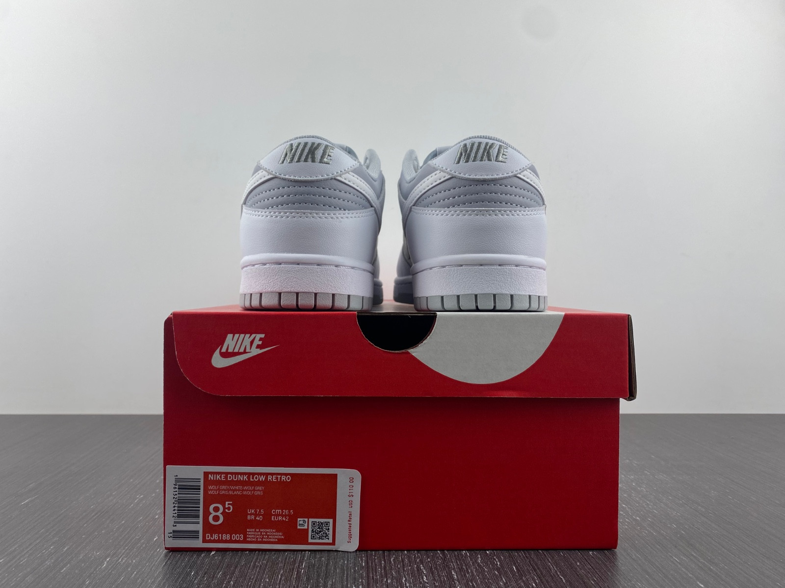 nike dunk low grey white dj6188-003