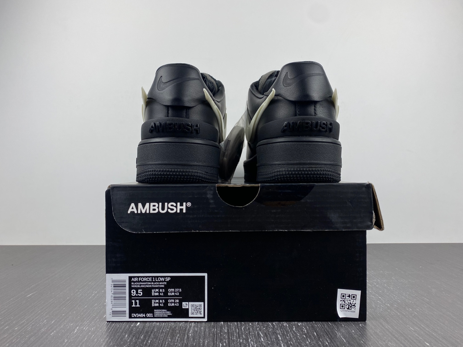 nike air force 1 low sp ambush black - dv3464-001