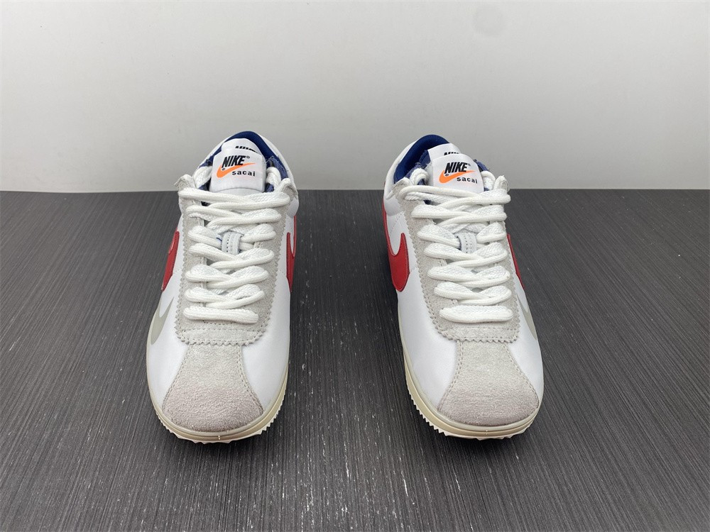nike zoom cortez sp sacai white university red blue dq0581-100