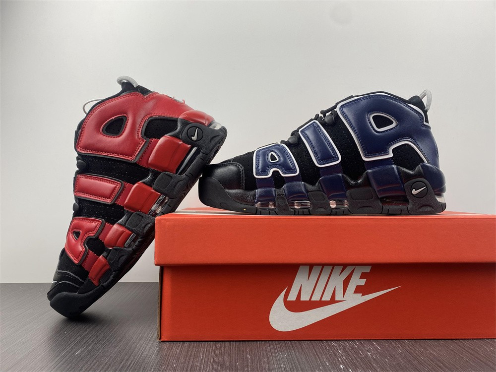 nike air more uptempo alternates split navy red (gs) dm0017-001