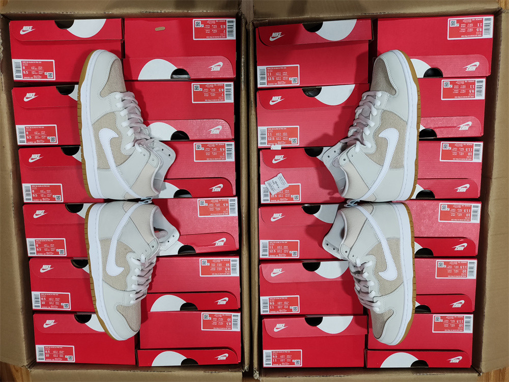 nike sb dunk high unbleached pack da9626-100