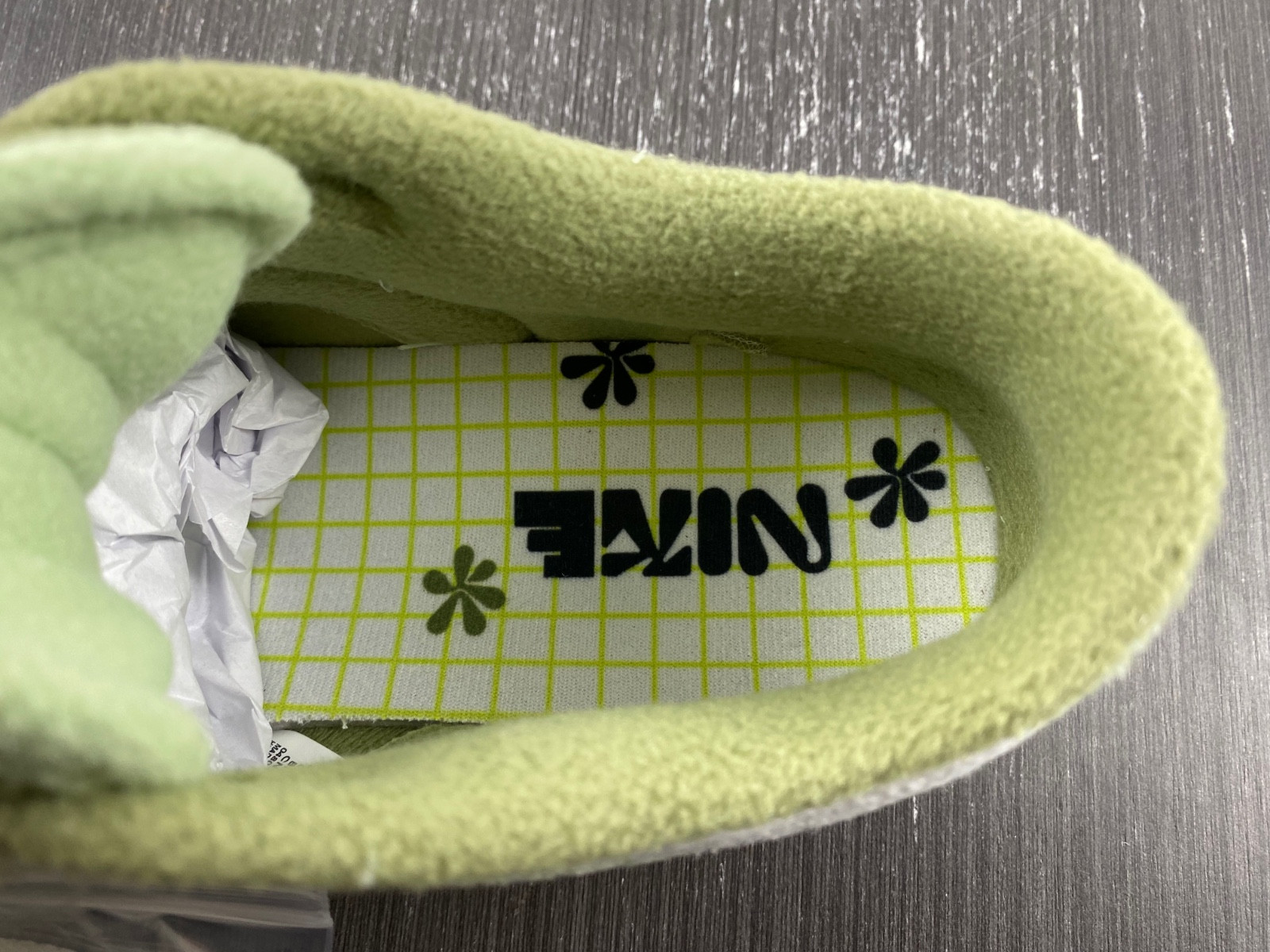 nike dunk low se fleece pack honeydew (w) dq7579-300