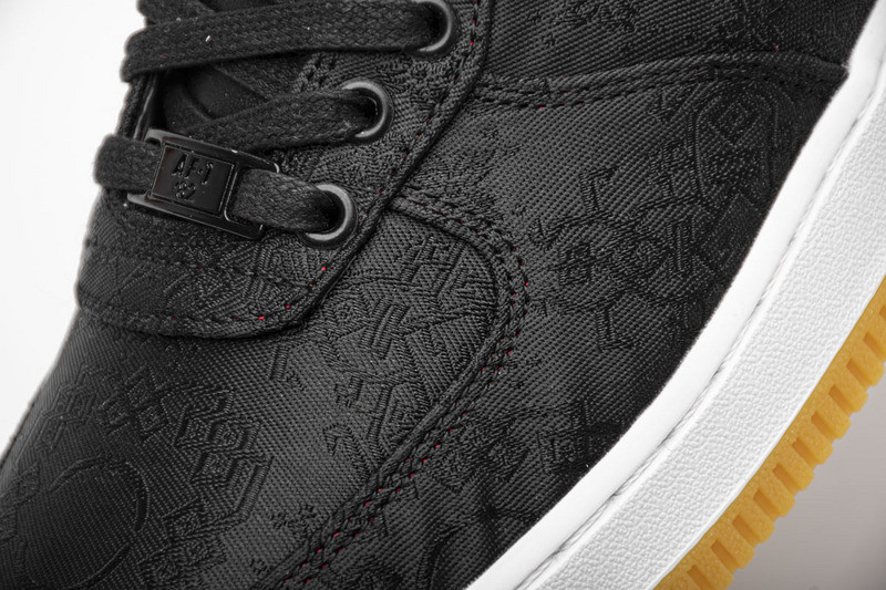 fragment clot nike air force 1 black cz3986-001