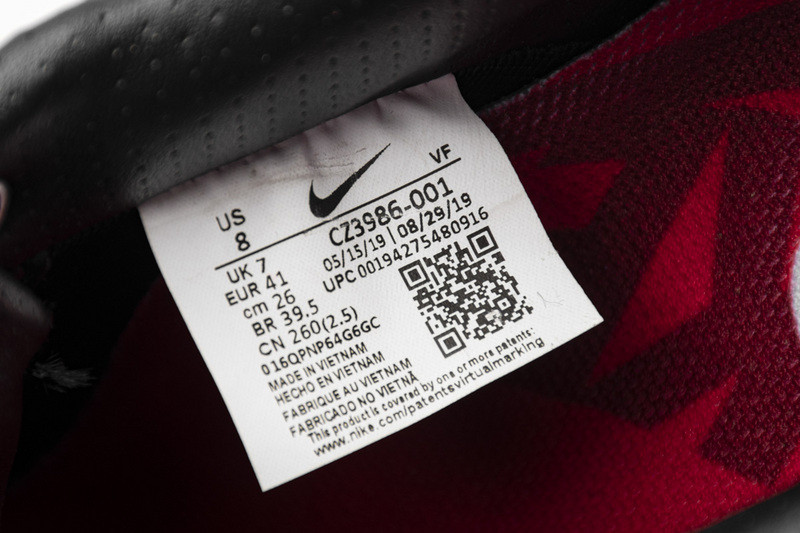 fragment clot nike air force 1 black cz3986-001