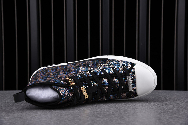 D*or b23 oblique high top sneaker