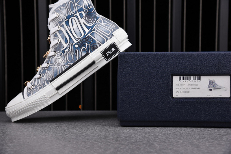 D*or b23 oblique high top sneaker