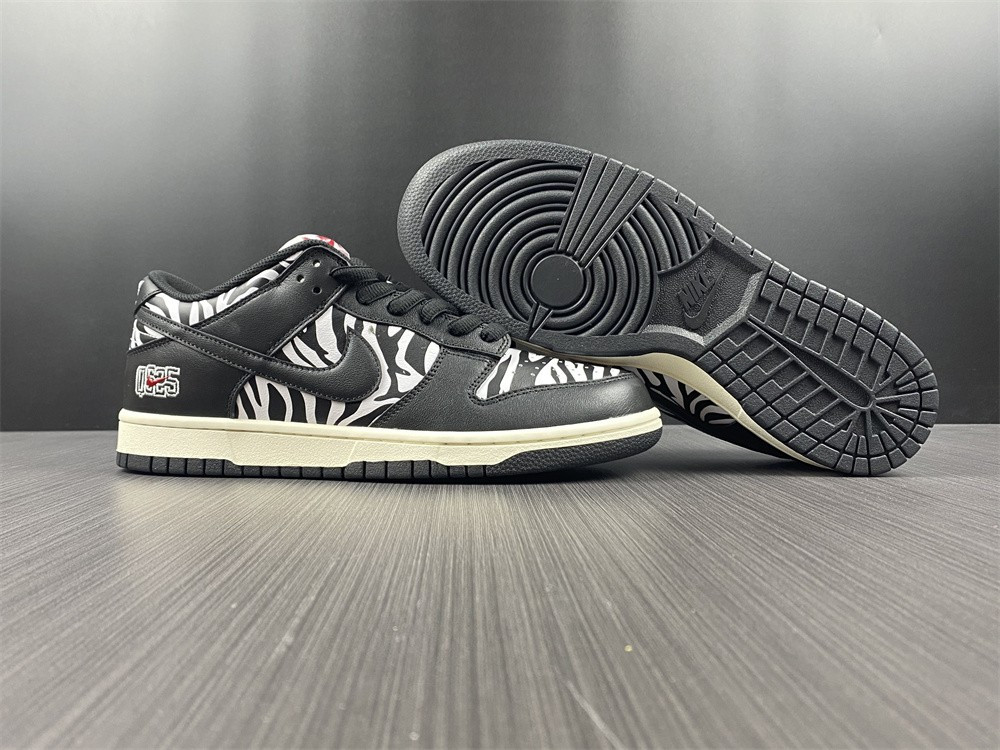 quartersnacks x nk sb dunk " zebra" dm3510-001