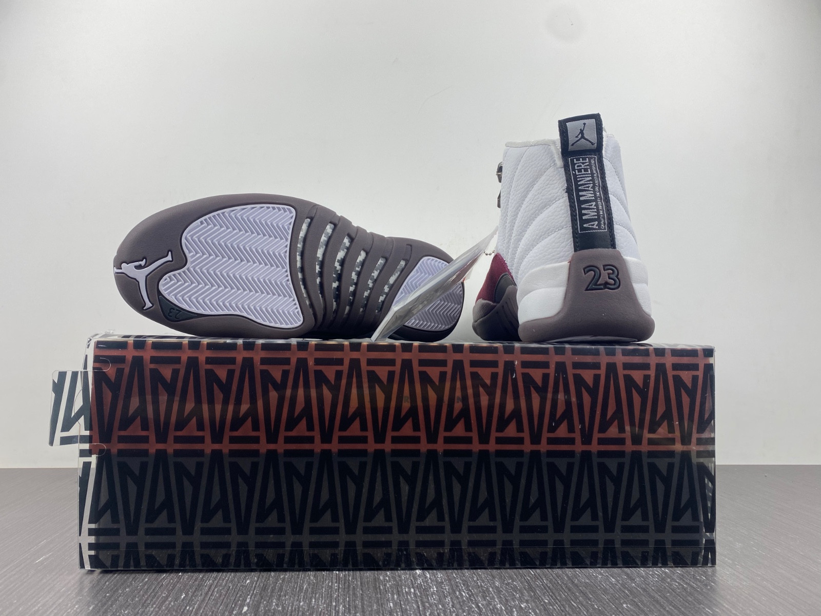 air jordan 12 white a ma maniere dv6989-100