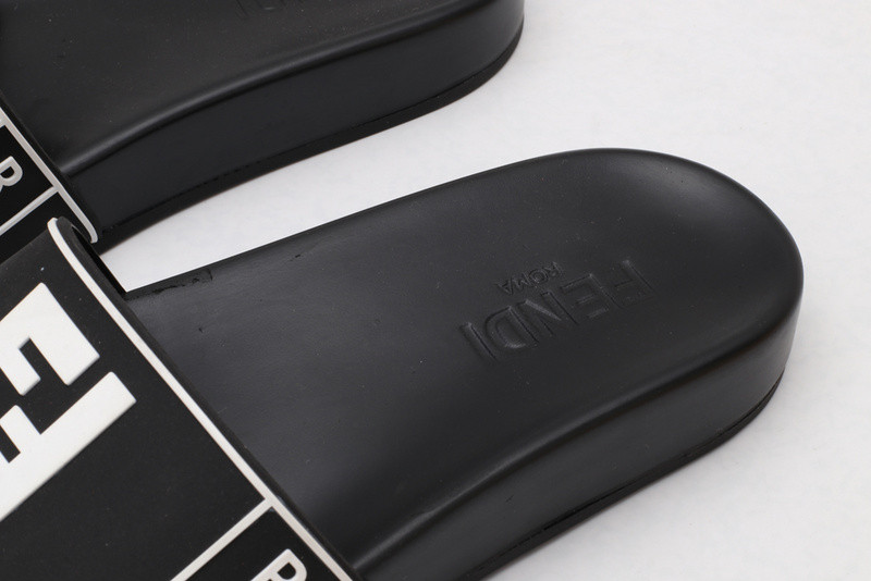 F**di slides all white with white letter