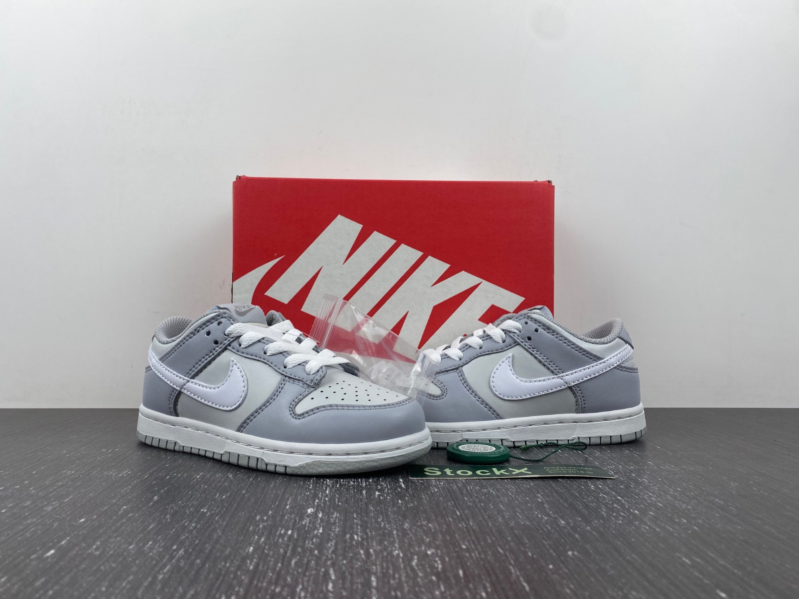 nike dunk low two-toned grey (ps) kids