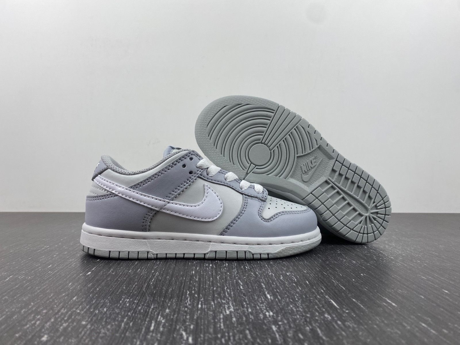 nike dunk low two-toned grey (ps) kids
