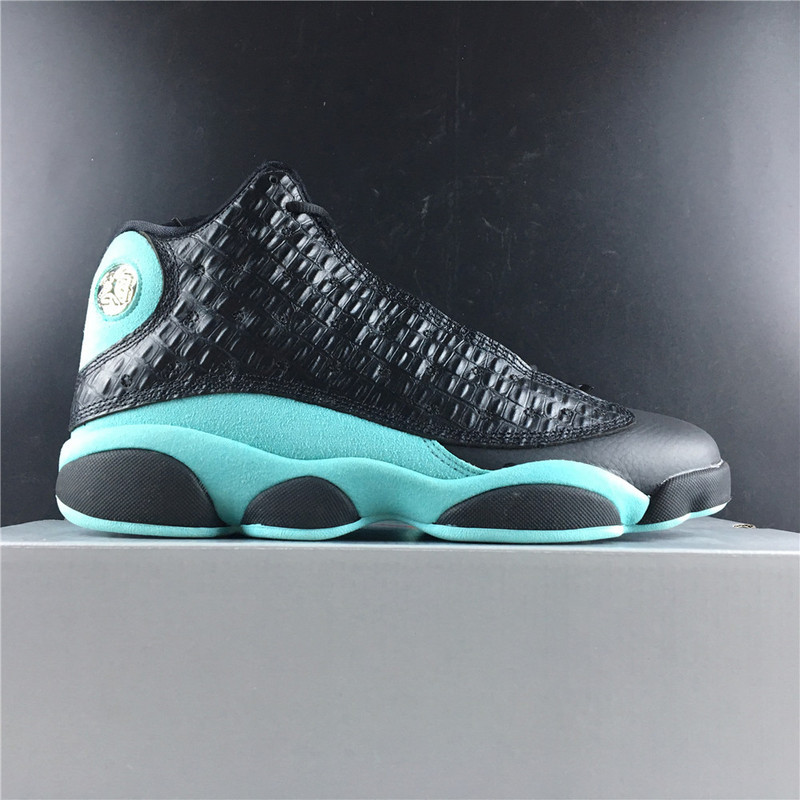 jordan 13 retro black island green 414571-030