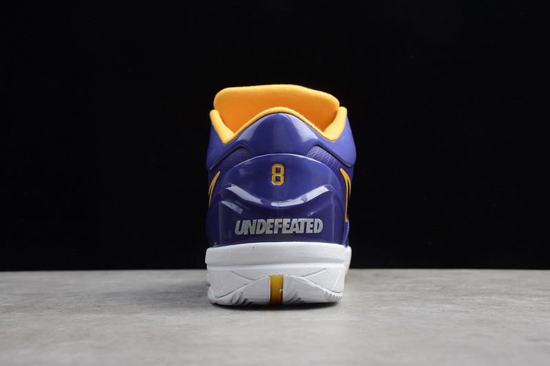 nike kobe 4 protro undefeated los angeles lakers cq3869-500