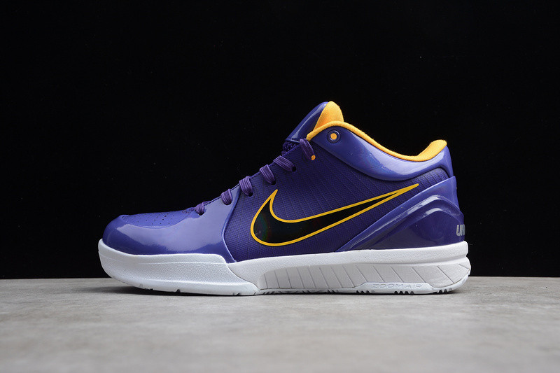 nike kobe 4 protro undefeated los angeles lakers cq3869-500