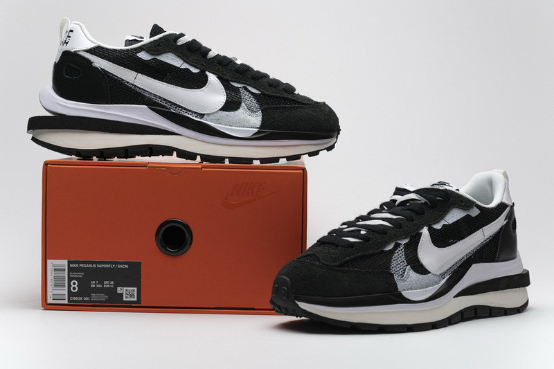sacai x nike pegasua vaporfly black white ci9928 001