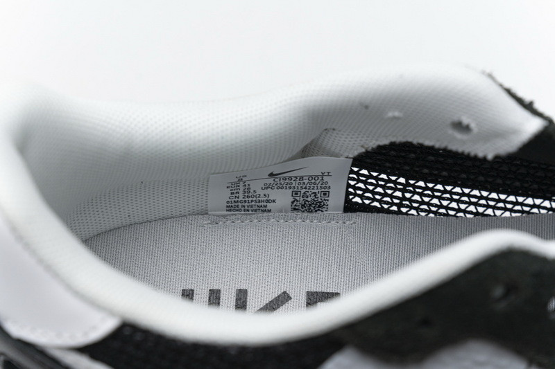 sacai x nike pegasua vaporfly black white ci9928 001