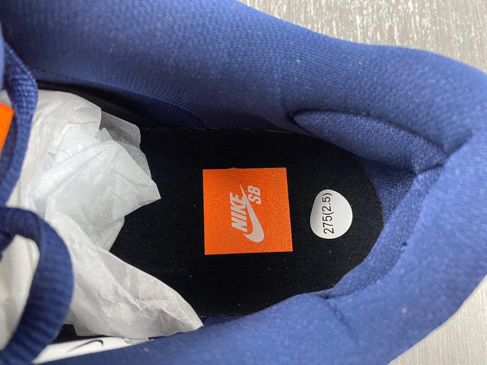 nike sb dunk low navy black gum men