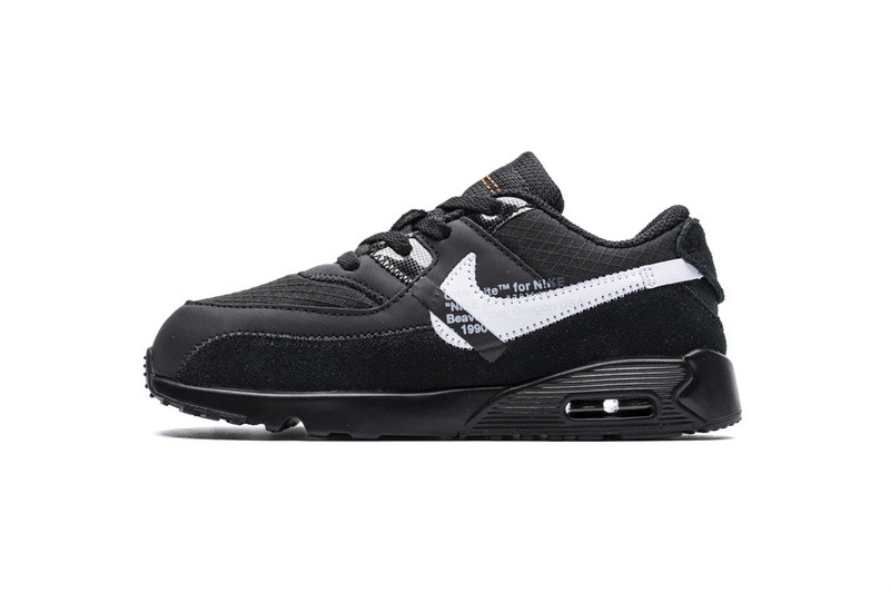 owt x nike air max 90 bt“all black”bv0852-001