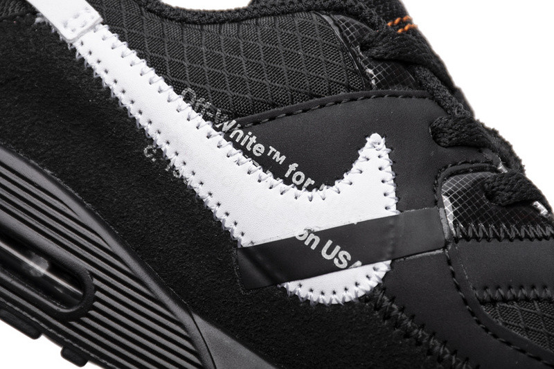 owt x nike air max 90 bt“all black”bv0852-001