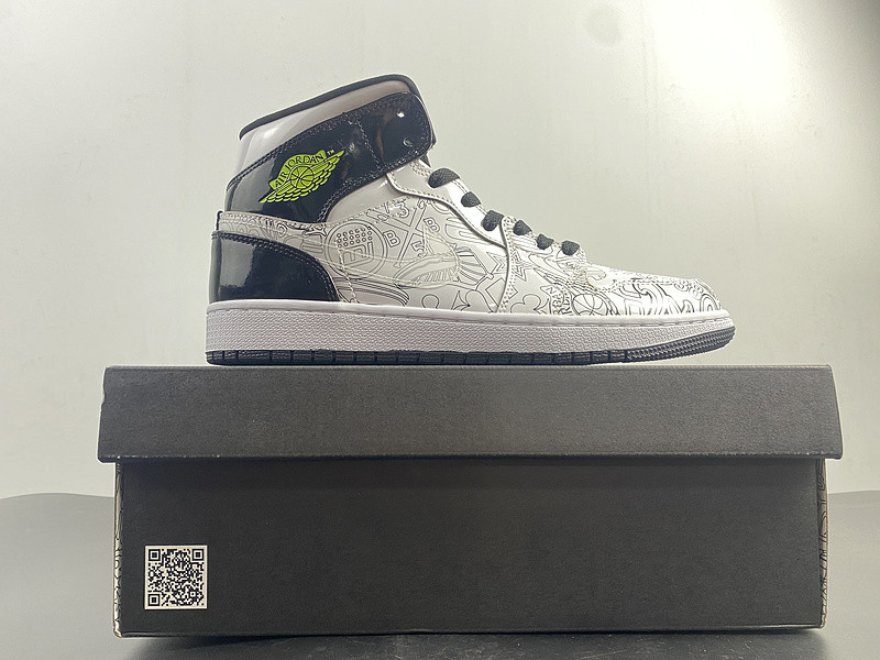 jordan 1 mid se diy (gs) - dc4099-100