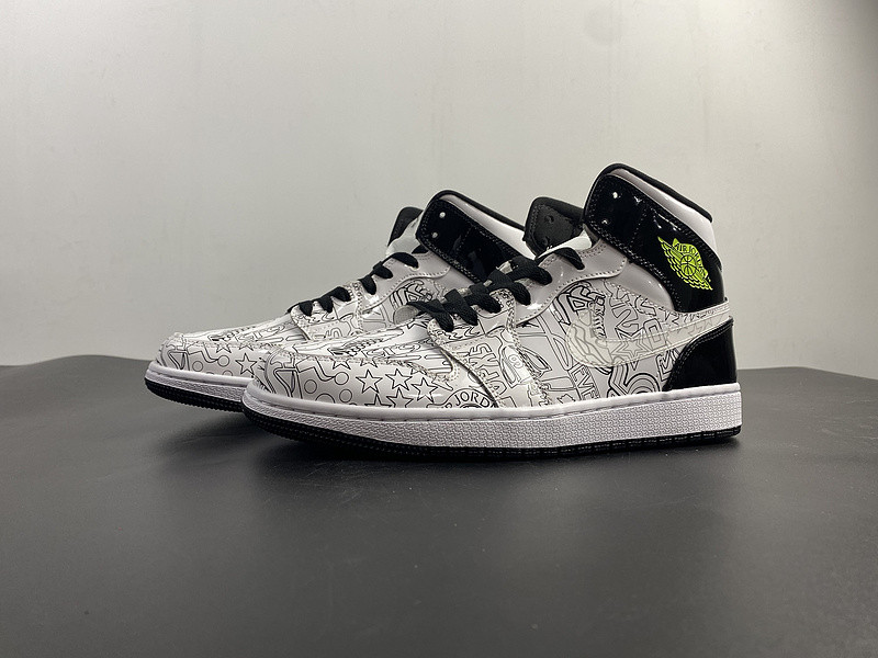 jordan 1 mid se diy (gs) - dc4099-100