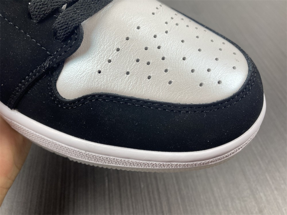 air jordan 1 mid white black Di*m*nd dh6933-100