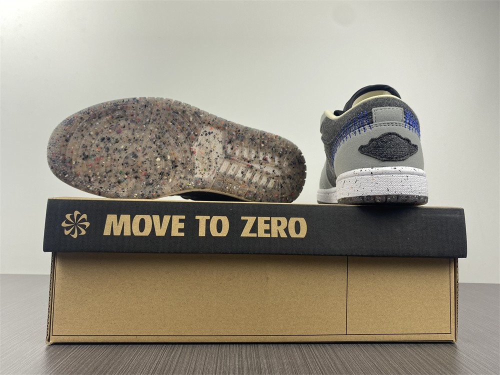 jordan 1 low crater black grey - dm4657-001