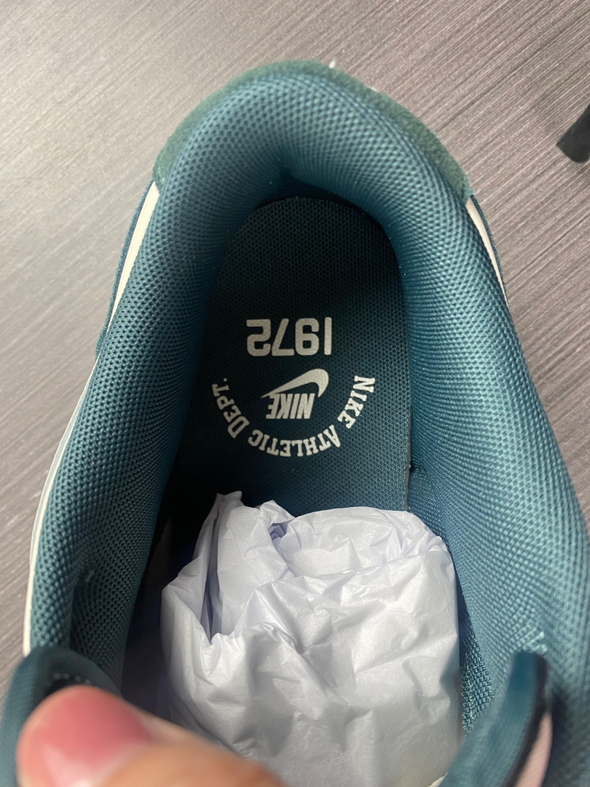 nike dunk low athletic department deep jungle fq8080-133