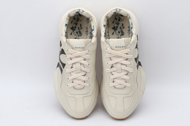 G*u*i ace embroidered low-top sneaker white with ny