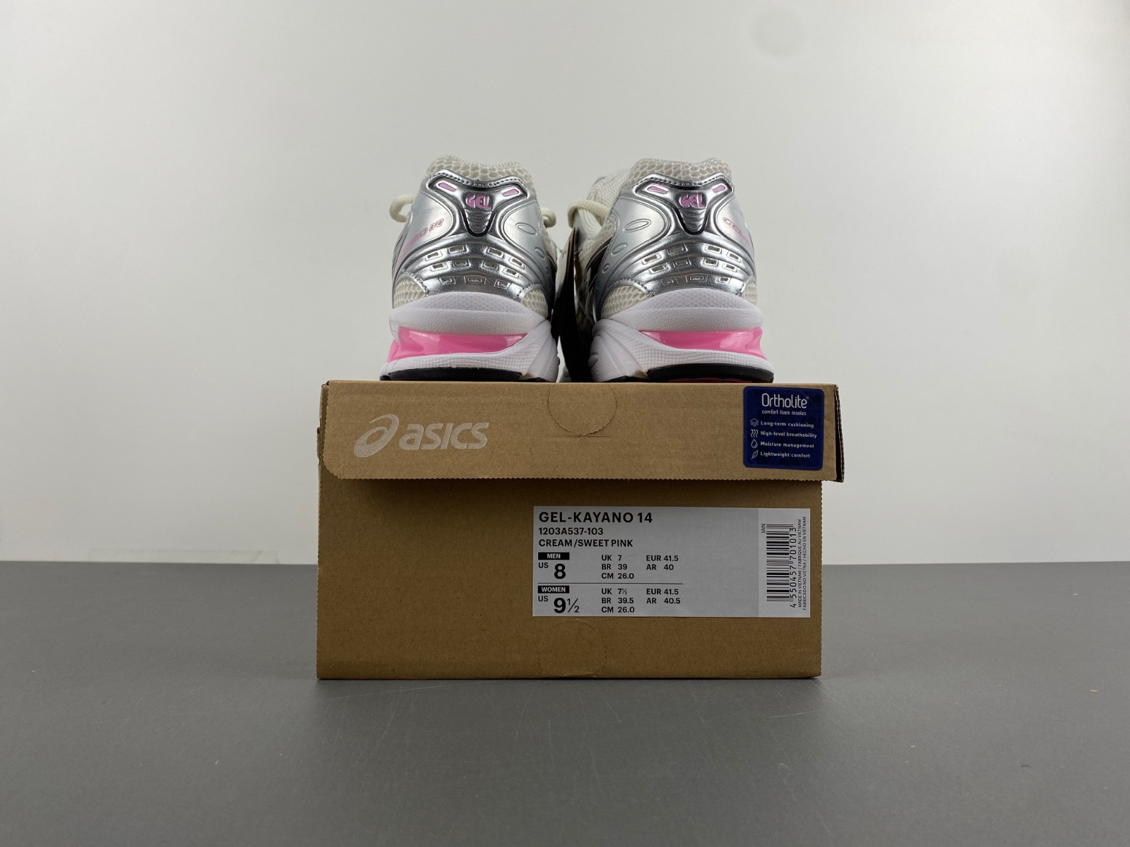 As*ic*s gel-kayano 14 cream sweet pink men
