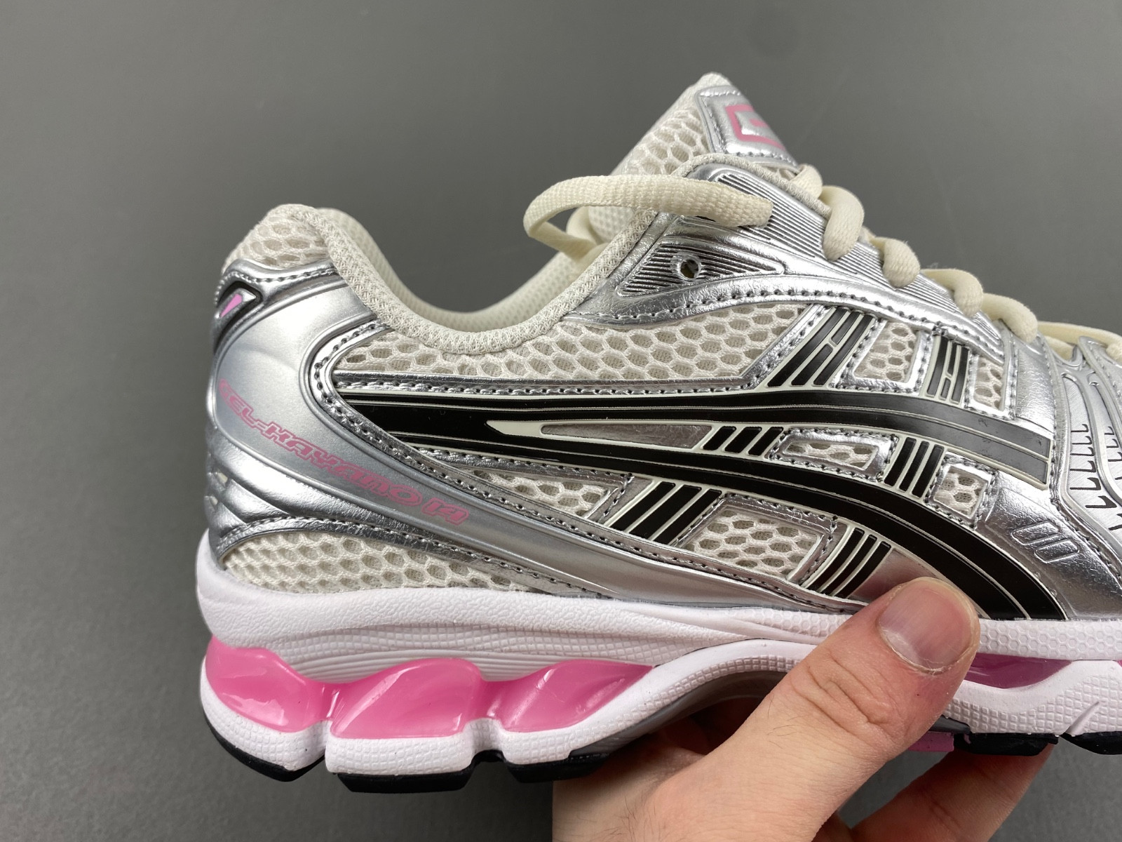 As*ic*s gel-kayano 14 cream sweet pink men