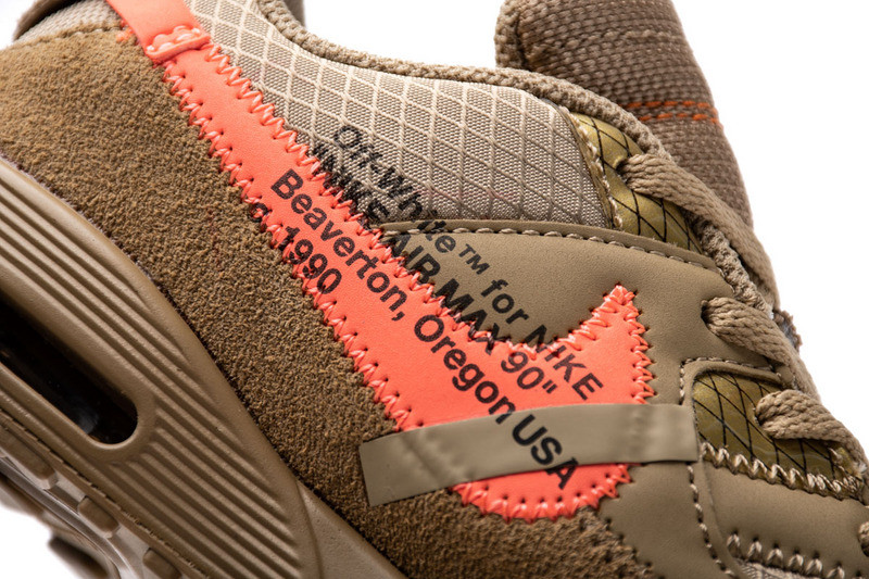 owt x nike air max 90 bt“desert ore”bv0852-200