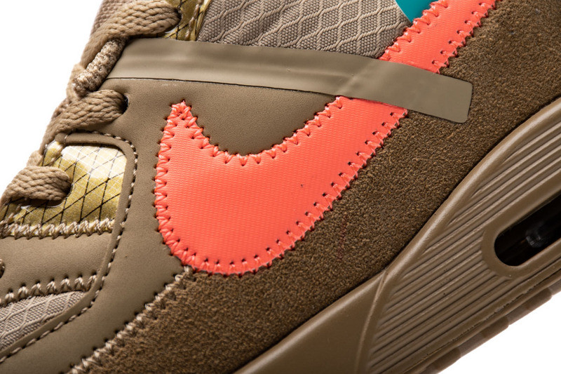 owt x nike air max 90 bt“desert ore”bv0852-200