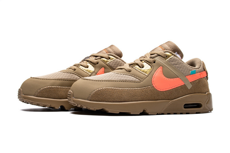 owt x nike air max 90 bt“desert ore”bv0852-200