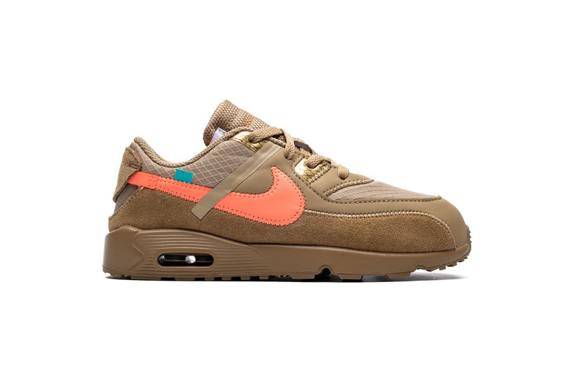 owt x nike air max 90 bt“desert ore”bv0852-200