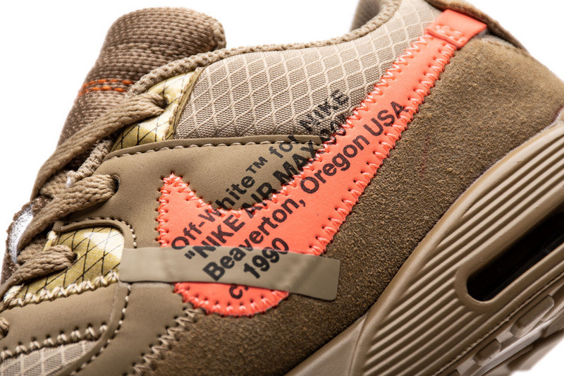 owt x nike air max 90 bt“desert ore”bv0852-200