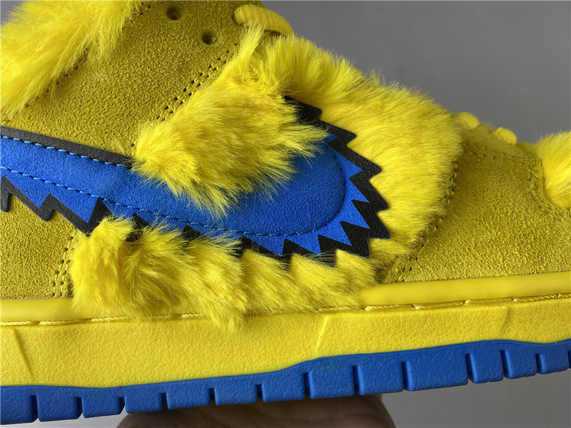 grateful dead x nike sb dunk low“ yellow bear” cj5378-700