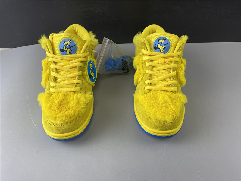 grateful dead x nike sb dunk low“ yellow bear” cj5378-700